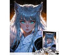 Puzzle da 1000 pezzi per adolescenti Furia Felina del Gelo gioco educativo adatto alle coppie giocattolo decorativo per la casa regalo per amici e familiari (38x52cm)