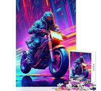Puzzle da 1000 pezzi per adolescenti futuri motociclisti giocattoli fai da te ottimo regalo per giochi rompicapo impegnativo da completare dimensioni 38x26cm