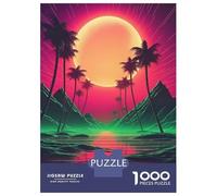 Puzzle Da 1000 Pezzi Per Adolescenti Futuristic Synth Dreams Puzzle Per Adulti Giochi Rilassanti Vacanza A Casa Passatempo Impegnativo Da Completare 38x26cm/1000pcs