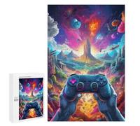 Puzzle da 1000 pezzi per adolescenti Galactic Gaming Adventure Puzzle per adulti Gioco di pensiero analisi e logica 1000 pezzi