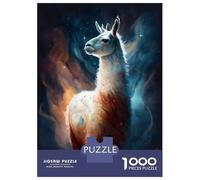 Puzzle Da 1000 Pezzi Per Adolescenti Galactic Llama Puzzle Per Adulti Giochi Divertenti Assemblaggio Di Modelli Regali Unici Per Compleanni 52x38cm/1000pcs