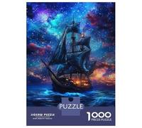 Puzzle Da 1000 Pezzi Per Adolescenti Galactic Sail Voyage -6 Puzzle Per Adulti Giocattoli Antistress Sfida Difficile Impegnativo Da Completare 70x50cm/1000pcs