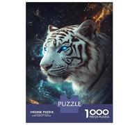 Puzzle Da 1000 Pezzi Per Adolescenti Galactic Tiger Majesty Puzzle Giocattolo Decorazione Da Parete Sfida Difficile Regalo Di Compleanno, Regali, 38x26cm/1000pcs