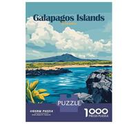 Puzzle Da 1000 Pezzi Per Adolescenti Galapagos Islands Ecuador Travel Puzzle Gioco Per Famiglie Regali Per Donne Divertimento A Casa Attività, 38x26cm/1000pcs