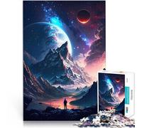 Puzzle da 1000 pezzi per adolescenti Galassia del crepuscolo stellare Sollievo dallo stress Migliorare l'amore tra le coppie 38x26cm