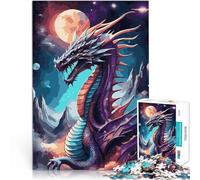 Puzzle da 1000 pezzi per adolescenti Galassia Fantasy del Drago 10 Gioco intellettuale Attività divertenti a casa, regali di compleanno, regali di viaggio, 52x38cm