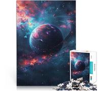Puzzle da 1000 pezzi per adolescenti Galassia Spazio Esterno Allena il tuo cervello e le tue mani Migliorare l'amore tra le coppie 38x26cm