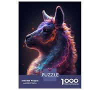 Puzzle Da 1000 Pezzi Per Adolescenti Galaxy Alpaca Llama Meme Puzzle Per Adulti Giochi Rilassanti Decorazione Per La Casa Per Compleanno, Natale 52x38cm/1000pcs
