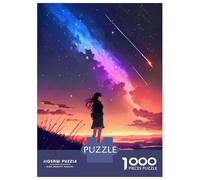 Puzzle Da 1000 Pezzi Per Adolescenti Galaxy Anime Sunset Hill Puzzle Per Adulti Giochi Rilassanti Regalo Di Compleanno Regali Unici Per Compleanno E Natale 52x38cm/1000pcs
