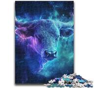 Puzzle da 1000 pezzi per adolescenti Galaxy Bull Family Game Antistress Sfida difficile Regali di Babbo Natale segreto 50x75cm