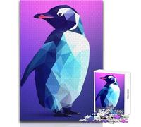 Puzzle da 1000 pezzi per adolescenti Galaxy Penguin Nessun gioco educativo, ma un regalo divertente e umoristico per i compleanni Dimensioni: 38x52cm