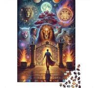 Puzzle Da 1000 Pezzi Per Adolescenti Gate to Cosmic Wisdom Adolescenti Puzzle Giochi Rilassanti Difficili Regali Difficili Per Amici E Familiari 52x38cm/1000pcs