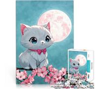 Puzzle da 1000 pezzi per adolescenti gattino Giocattoli che creano dipendenza e sfidano l'intelligenza del cervello Regalo divertente 52x38cm