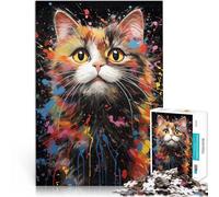 Puzzle da 1000 pezzi per adolescenti Gattino n. 8 per il giocattolo di sfida del gioco educativo perché è ideale come regalo per tutta la famiglia 75x50cm