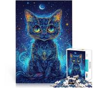 Puzzle da 1000 pezzi per adolescenti Gatto Giocattoli che creano dipendenza e sfidano l'intelligenza del cervello Compleanno e regali unici 38x26cm