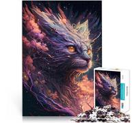 Puzzle da 1000 pezzi per adolescenti Gatto lince amato Giocattoli educativi per l'apprendimento Giochi per famiglie Regalo divertente 38x26cm