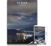 Puzzle da 1000 pezzi per adolescenti, Genova, gioco educativo per famiglie, sfida difficile, regalo divertente, dimensioni 50x75cm