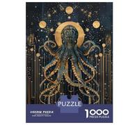 Puzzle Da 1000 Pezzi Per Adolescenti Geometric Kraken Octopus Puzzle Per Adulti Gioco Pratico Decorazione Da Parete Offerta Come Regalo Per Tutta La Famiglia 70x50cm/1000pcs