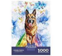 Puzzle Da 1000 Pezzi Per Adolescenti German Shepherd Rainbow Bridge Puzzle Per Adulti Giocattoli Fai Da Te Decorazione Per La Casa Offerta Come Regalo Per Tutta La Famiglia 70x50cm/1000pcs