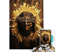 Puzzle da 1000 pezzi per adolescenti Gesù Cristo Corona di Spine Puzzle per adulti Gioco rilassante per migliorare la memoria Ideale per compleanni e Natale (dimensioni 50x75cm)