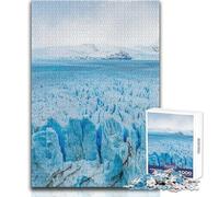 Puzzle da 1000 pezzi per adolescenti Ghiacciaio Perito Moreno Gioco educativo impossibile Regalo di compleanno (dimensioni 50x75cm)