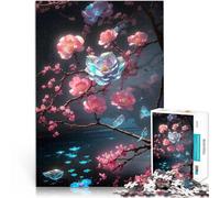 Puzzle da 1000 pezzi per adolescenti Giardini di fantasia di prugne Giocattoli fai da te con pezzi completamente interconnessi di forma casuale 38x26cm