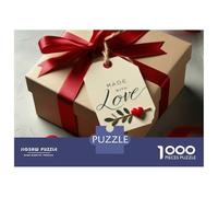Puzzle Da 1000 Pezzi Per Adolescenti Gift Box with Love Tag Puzzle Per Adulti Gioco Per Famiglie Antistress Regali Di Compleanno E Unici 70x50cm/1000pcs
