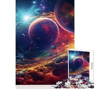 Puzzle da 1000 pezzi per adolescenti giocattoli antistress con arte spaziale fantastici regali e giocattoli gioco rompicapo per allenare il cervello e le mani dimensioni 50x75cm