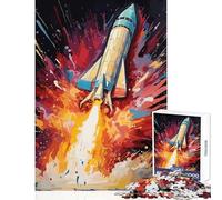 Puzzle da 1000 pezzi per adolescenti giocattoli antistress con esplorazione illimitata regali di Babbo Natale segreto gioco rompicapo impegnativo da completare dimensioni 50x75cm