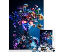 Puzzle da 1000 pezzi per adolescenti giocattoli antistress con intelligenza artificiale idee regalo giochi educativi con poster abbinato e foglio di quiz dimensioni 38x52cm