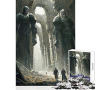 Puzzle da 1000 pezzi per adolescenti giocattoli antistress degli antichi guardiani fantastici regali e giocattoli gioco rompicapo per allenare il cervello e le mani dimensioni 38x26cm