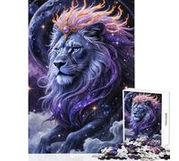 Puzzle da 1000 pezzi per adolescenti giocattoli antistress del Re Leone Cosmico fantastici regali e giocattoli gioco rompicapo allena il tuo cervello e le tue mani dimensioni 38x26cm