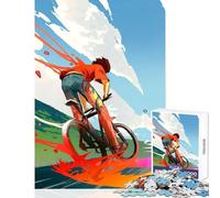 Puzzle da 1000 pezzi per adolescenti giocattoli antistress Rainbow Energy gioco rompicapo artistico con poster abbinato e foglio di quiz dimensioni 38x52cm