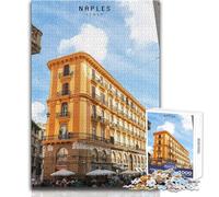 Puzzle da 1000 pezzi per adolescenti, giocattoli di Napoli, giochi educativi, regalo di compleanno, regali di Babbo Natale segreto, dimensioni 50x75cm
