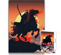 Puzzle da 1000 pezzi per adolescenti, giocattoli e giochi educativi con guerrieri cinesi, sfida difficile, regalo per compleanni, dimensioni 38x26cm