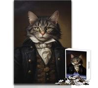 Puzzle da 1000 pezzi per adolescenti, giocattoli per gatti aristocratici, giochi educativi, sfida impegnativa, regalo per compleanni, dimensioni 38x52cm