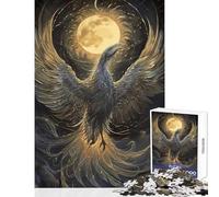 Puzzle da 1000 pezzi per adolescenti giocattoli per la decorazione della casa a forma di fenice lunare ottimi regali e giocattoli per giochi educativi interessanti per ridurre lo stress 38x26cm