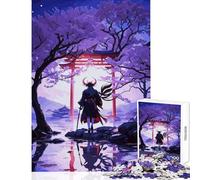 Puzzle da 1000 pezzi per adolescenti giocattoli per la decorazione della casa guerrieri samurai ottimo regalo per giochi di famiglia collezione di artisti belle arti dimensioni 38x26cm