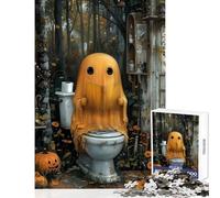 Puzzle da 1000 pezzi per adolescenti giocattolo arancione Bohoo che fa la cacca decorazione da parete regali di compleanno gioco rompicapo stimolante intellettuale dimensioni 38x52cm