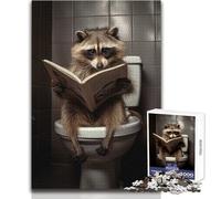 Puzzle da 1000 pezzi per adolescenti, giocattolo con giornale e toilette, gioco intellettuale per trascorrere il tempo a casa, regali di Babbo Natale segreto, dimensioni 38x52cm