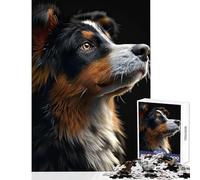 Puzzle da 1000 pezzi per adolescenti giocattolo da pastore australiano decorazione da parete regalo per donne e uomini gioco pratico impegnativo da completare dimensioni 38x26cm