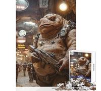 Puzzle da 1000 pezzi per adolescenti giocattolo di creature aliene decorazione da parete opera d'arte regalo gioco pratico aiuta il cervello ad allenarsi dimensioni 38x26cm