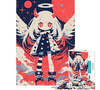 Puzzle da 1000 pezzi per adolescenti giocattolo educativo a tema demoniaco ideale per il relax e le attività in famiglia regalo perfetto per donne e uomini (dimensioni 38x52cm)