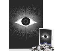 Puzzle da 1000 pezzi per adolescenti giocattolo educativo "Occhio che tutto vede" fantastici regali e giocattoli gioco rompicapo allena il cervello e le mani dimensioni 50x75cm