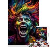 Puzzle da 1000 pezzi per adolescenti giocattolo educativo sulla paranoia regalo di compleanno gioco rompicapo stimolante intellettuale dimensioni 38x52cm