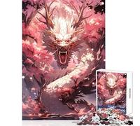 Puzzle da 1000 pezzi per adolescenti giocattolo giapponese con il potere del drago decorazione da parete regali di compleanno giochi rilassanti allena il cervello e le mani dimensioni 38x52cm