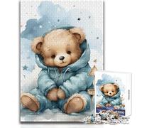 Puzzle da 1000 pezzi per adolescenti, giocattolo orsetto, gioco intellettuale, vacanze a casa, regali di Babbo Natale segreto, dimensioni 50x75cm