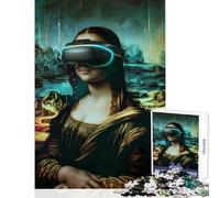 Puzzle da 1000 pezzi per adolescenti giocattolo rinascimentale virtuale decorazione da parete regali di Babbo Natale segreto gioco pratico per migliorare l'amore tra coppie dimensioni 50x75cm