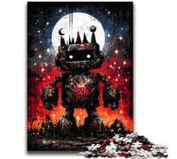Puzzle da 1000 pezzi per adolescenti, giochi educativi con robot misteriosi, decorazione da parete, regali unici per compleanno e Natale, 50x75cm