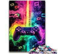Puzzle da 1000 pezzi per adolescenti, gioco arcobaleno difficile e stimolante con poster abbinato e foglio di quiz per età 14 anni 50x75cm